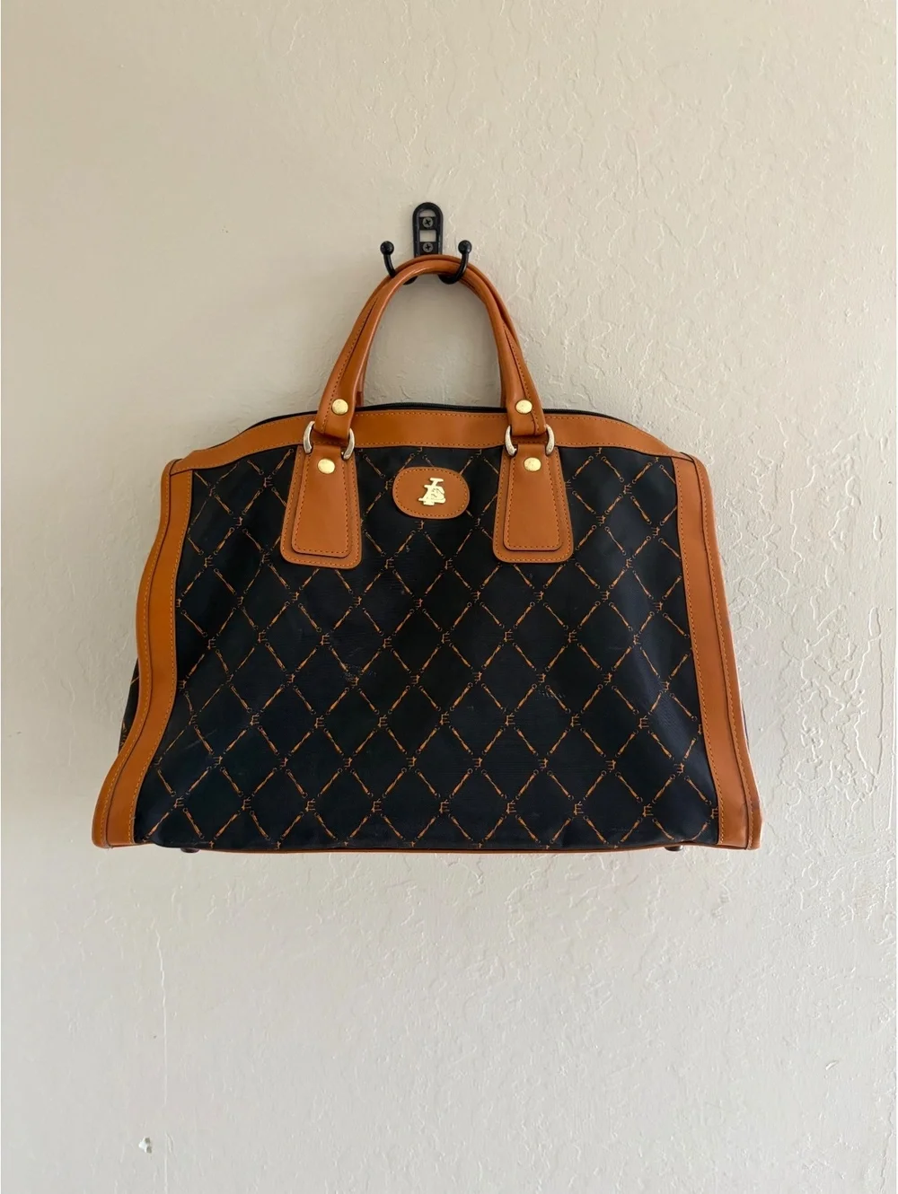 Vintage Rioni RR monogram satchel bag